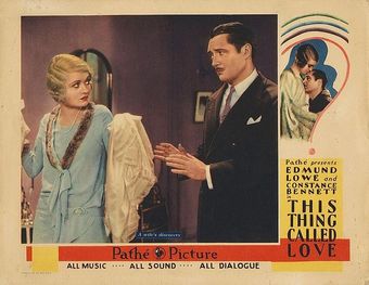 this thing called love 1929 poster