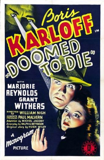 doomed to die 1940 poster