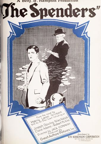 the spenders 1921 poster