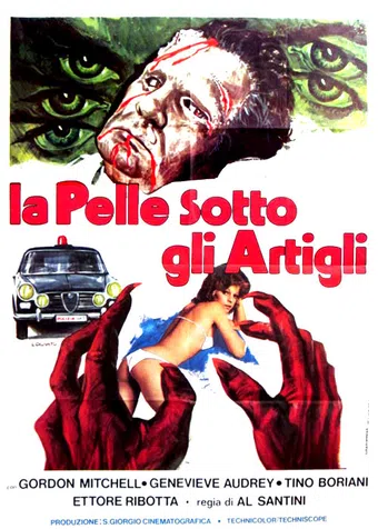 la pelle sotto gli artigli 1975 poster