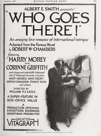 who goes there? 1917 poster