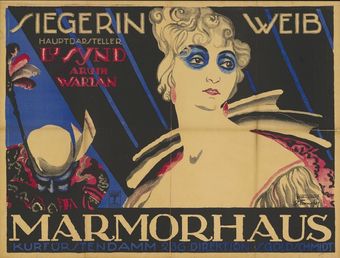 siegerin weib 1918 poster