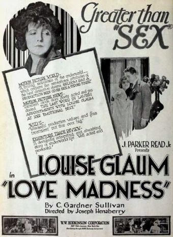 love madness 1920 poster