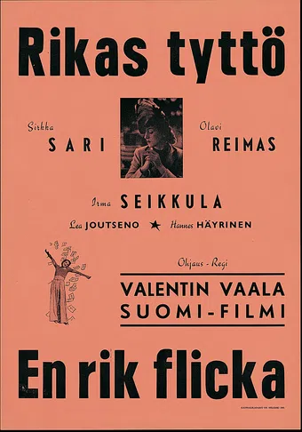 rikas tyttö 1939 poster