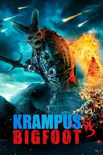 bigfoot vs krampus 2021 poster