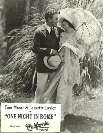 one night in rome 1924 poster