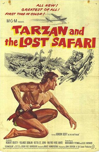 tarzan and the lost safari 1957 poster