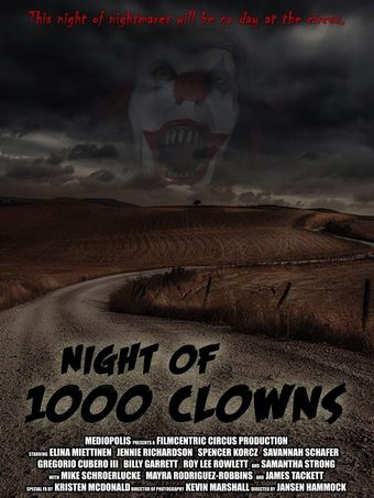 night of 1000 clowns poster