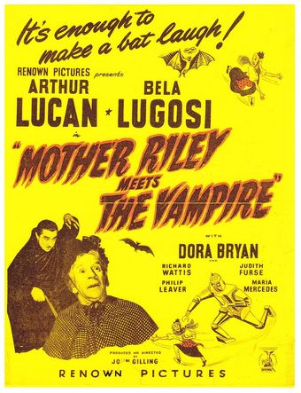 mother riley meets the vampire 1952 poster