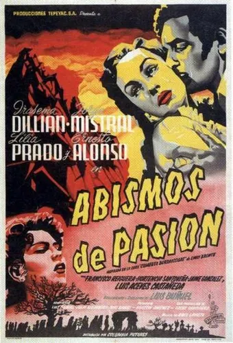 abismos de pasión 1954 poster