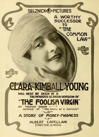 the foolish virgin 1916 poster