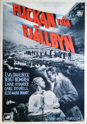 flickan från fjällbyn 1948 poster