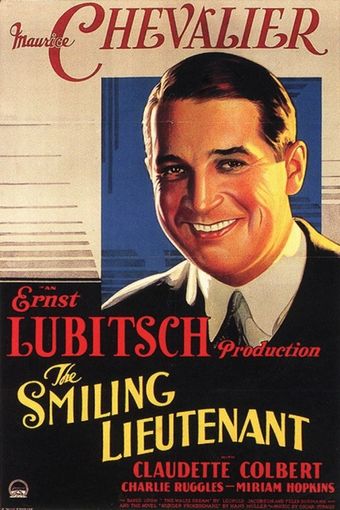 the smiling lieutenant 1931 poster