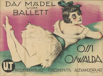 das mädel vom ballet 1918 poster