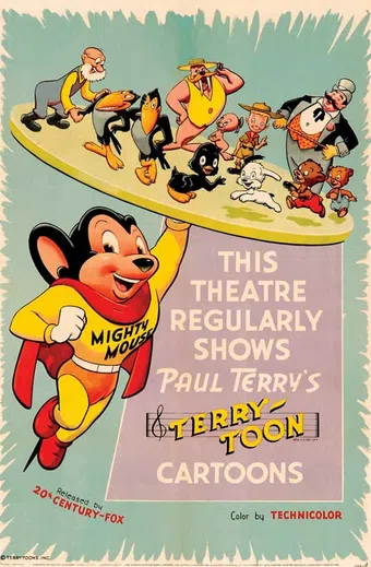 the mighty mouse playhouse 1955 poster