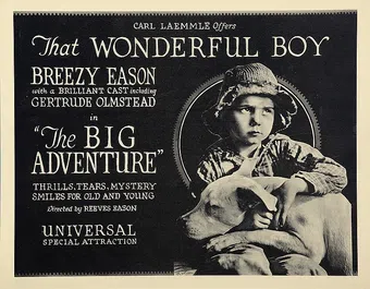 the big adventure 1921 poster