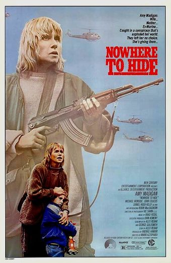 nowhere to hide 1987 poster