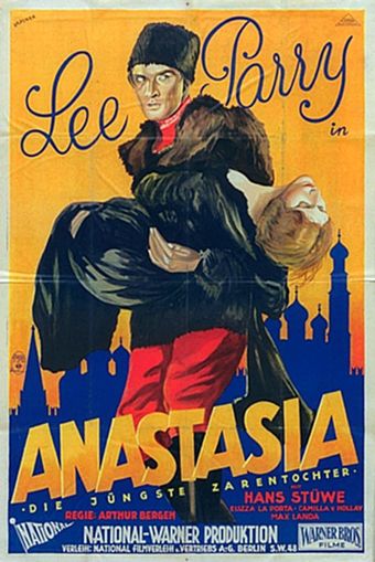 anastasia, die falsche zarentochter 1928 poster