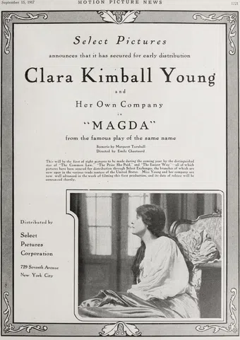 magda 1917 poster