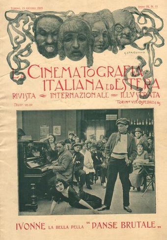 ivonne, la bella danzatrice 1915 poster