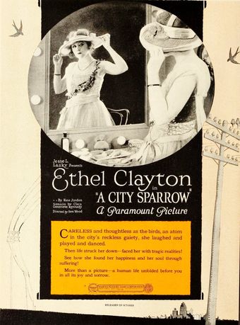 a city sparrow 1920 poster