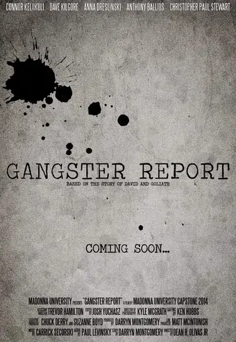 gangster report 2014 poster