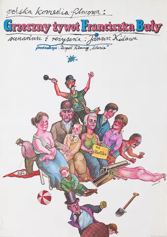 grzeszny zywot franciszka buly 1980 poster