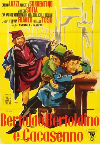 bertoldo, bertoldino e cacasenno 1954 poster