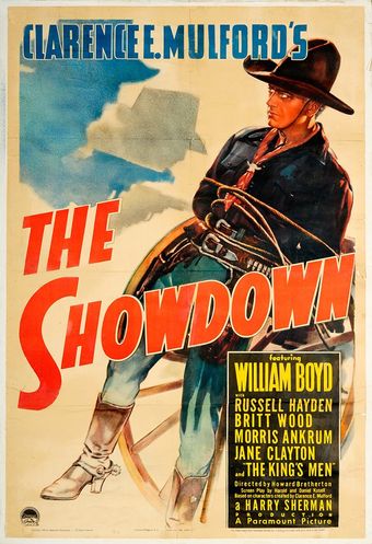 the showdown 1940 poster