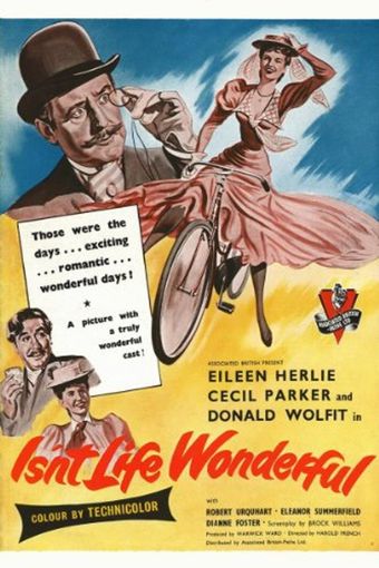 isn't life wonderful! 1953 poster