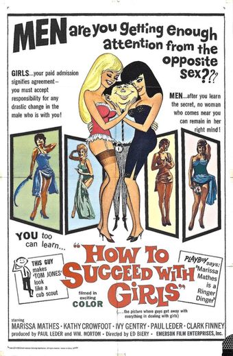 how to succeed with girls 1964 poster