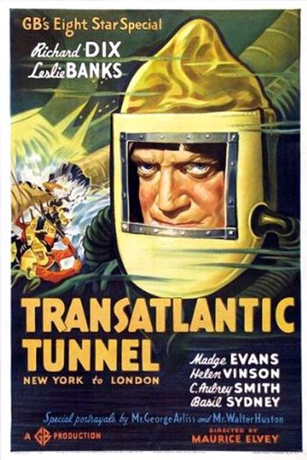 the tunnel 1935 poster