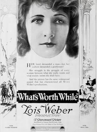 what's worth while? 1921 poster