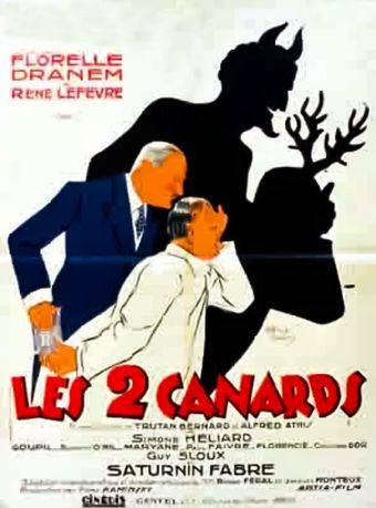 les deux canards 1934 poster