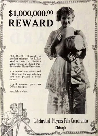 the $1,000,000 reward 1920 poster