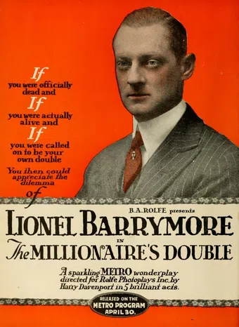 the millionaire's double 1917 poster