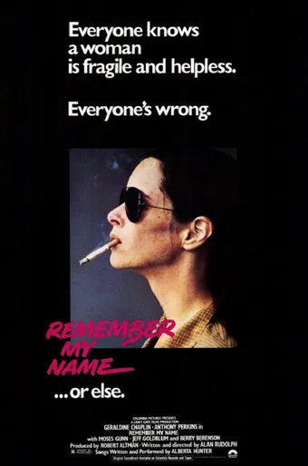 remember my name 1978 poster