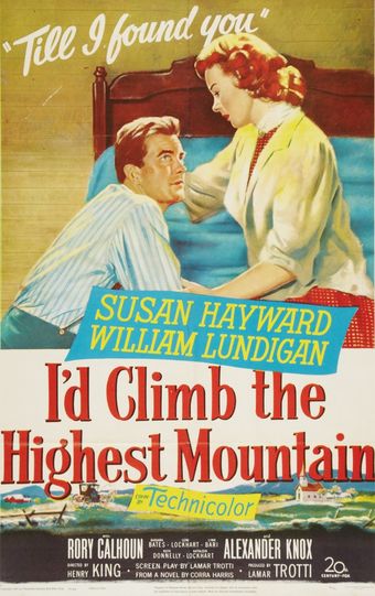 i'd climb the highest mountain 1951 poster