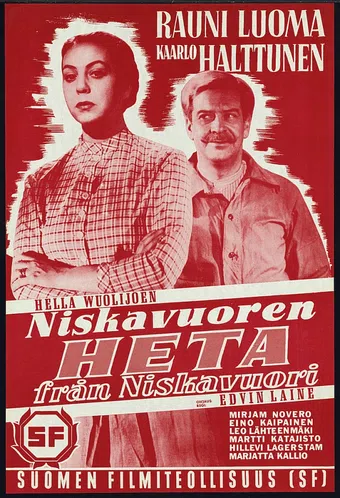 niskavuoren heta 1952 poster