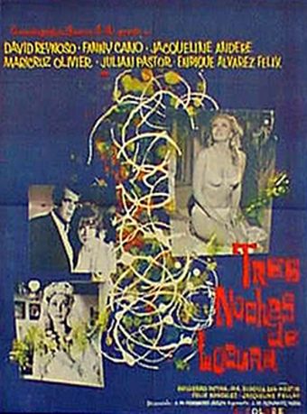 tres noches de locura 1970 poster