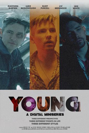 young, a digital miniseries 2021 poster