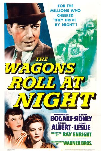 the wagons roll at night 1941 poster