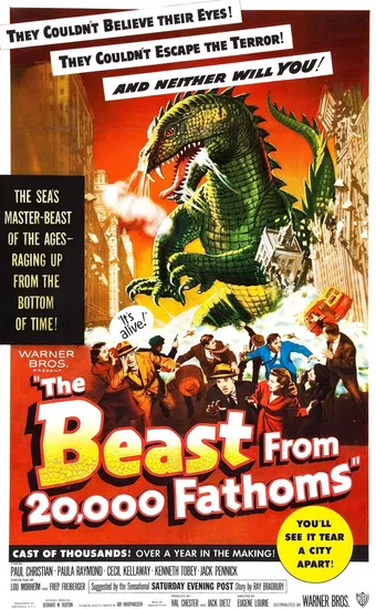 the beast from 20,000 fathoms 1953 poster