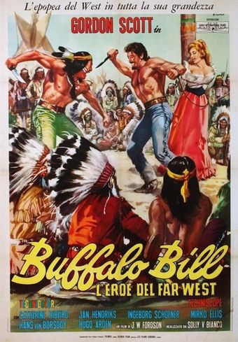 buffalo bill, l'eroe del far west 1964 poster