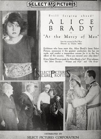 at the mercy of men 1918 poster