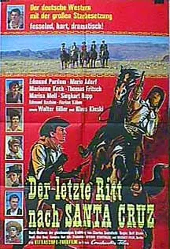 der letzte ritt nach santa cruz 1964 poster