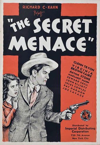 the secret menace 1931 poster