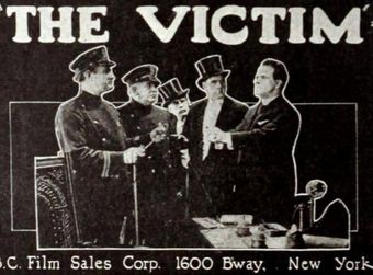 the victim 1920 poster