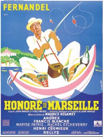 honoré de marseille 1956 poster