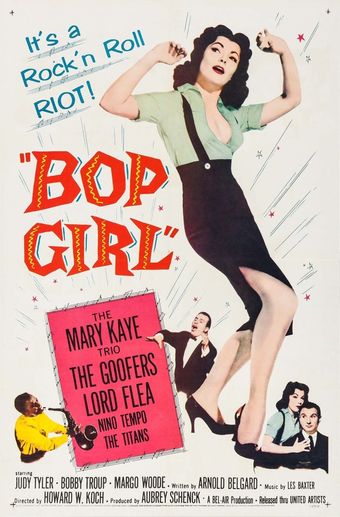 bop girl goes calypso 1957 poster